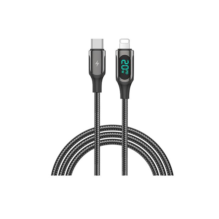 کابل تایپ سی رچی به لایتنینگ RECCI RTC-P10CL PD 20W FAST CHARGING CABLE به طول 1 متر